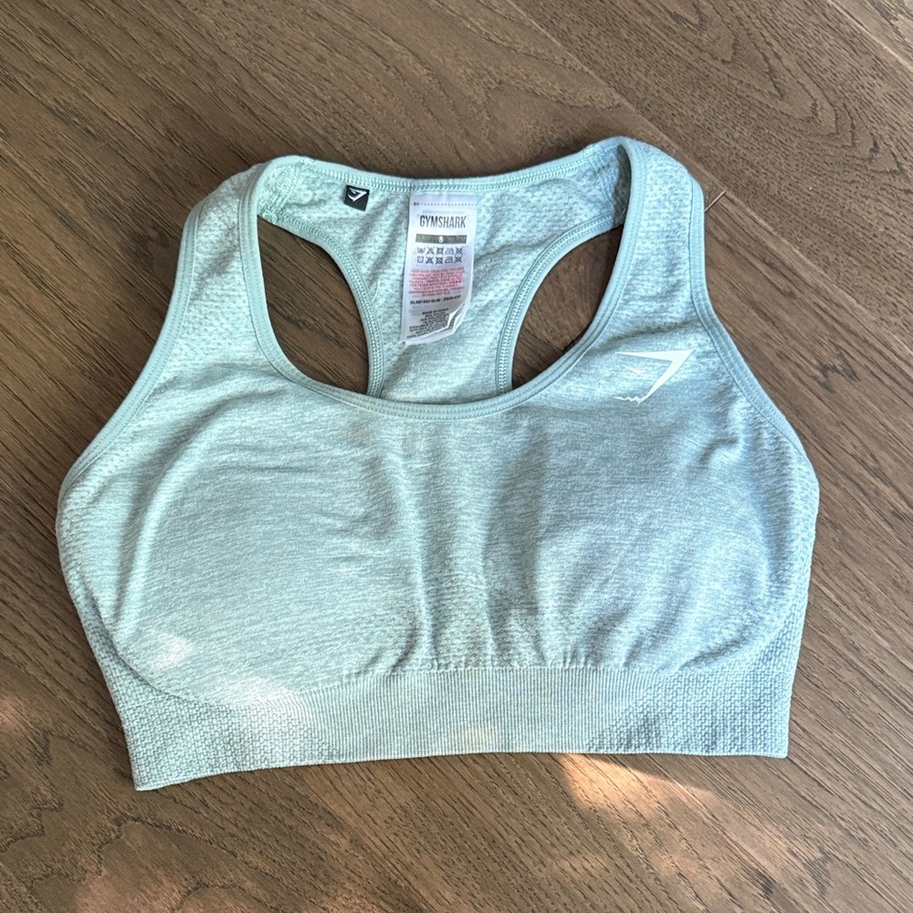 Gymshark Sky Blue Racerback Sports Bra